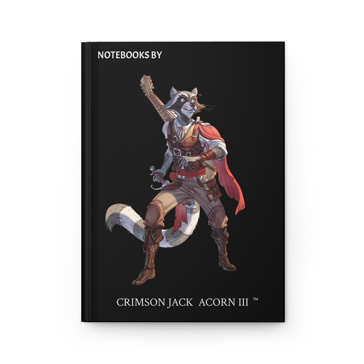 CRIMSON JACK ACORN III™ Collection – Hardcover Lined Notebook