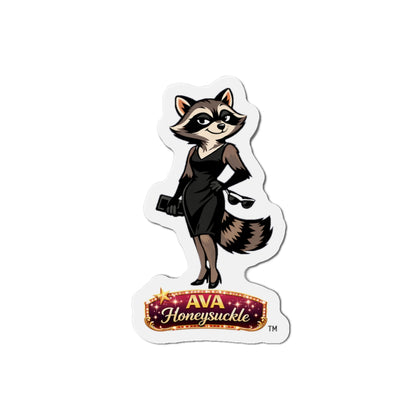 AVA HONEYSUCKLE™ Collection – Raccoon Die-Cut Refrigerator Magnet