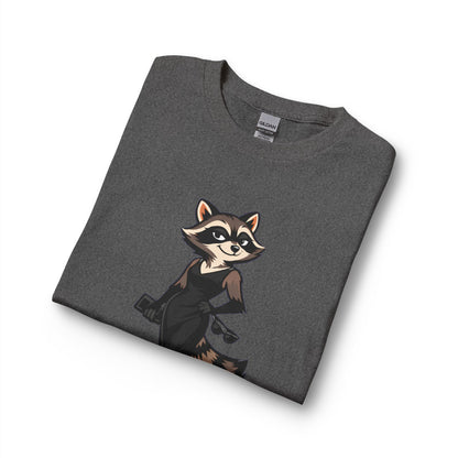 Ava Honeysuckle Raccoon Graphic Long Sleeve Tee