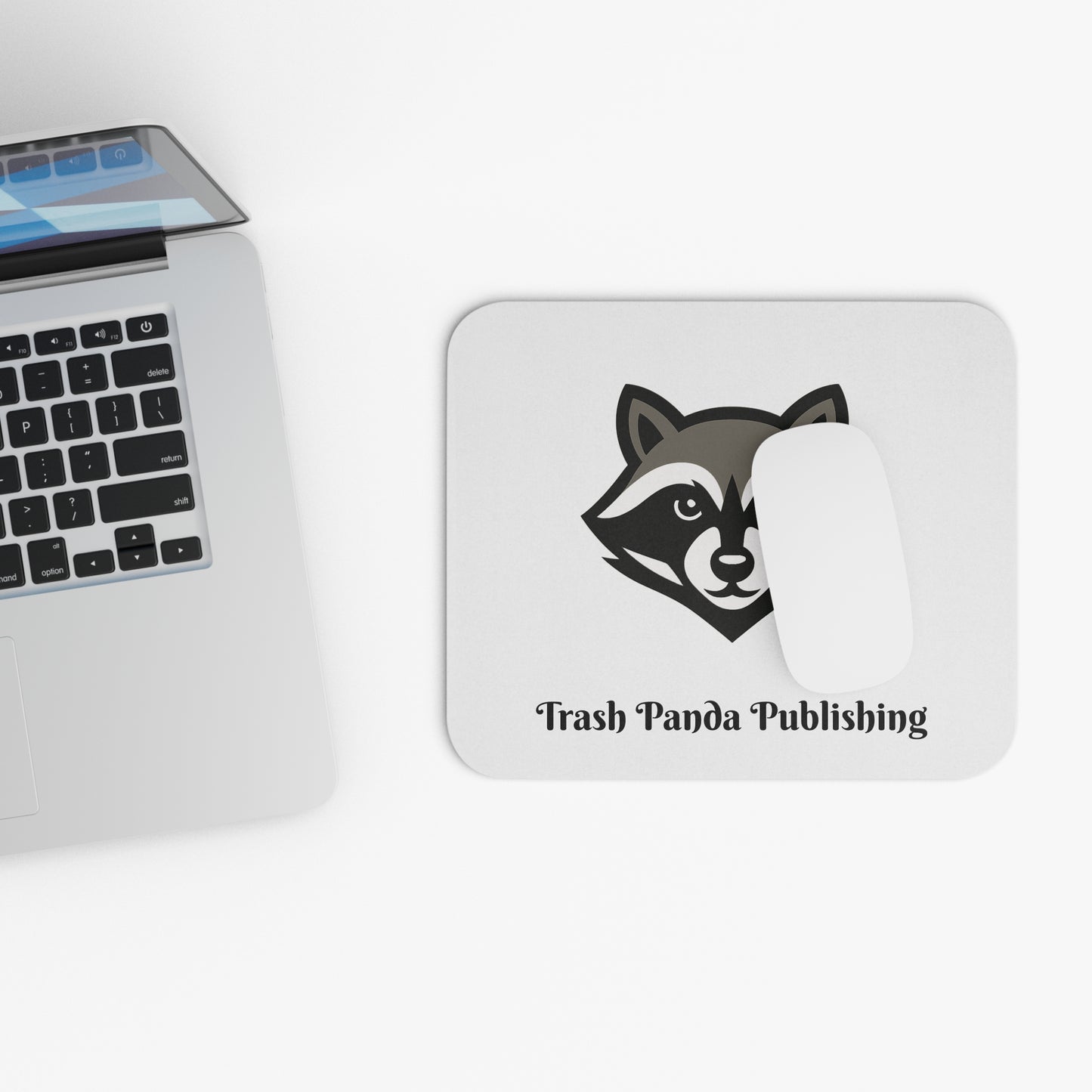 Trash Panda Publishing - Raccoon Logo Mouse Pad