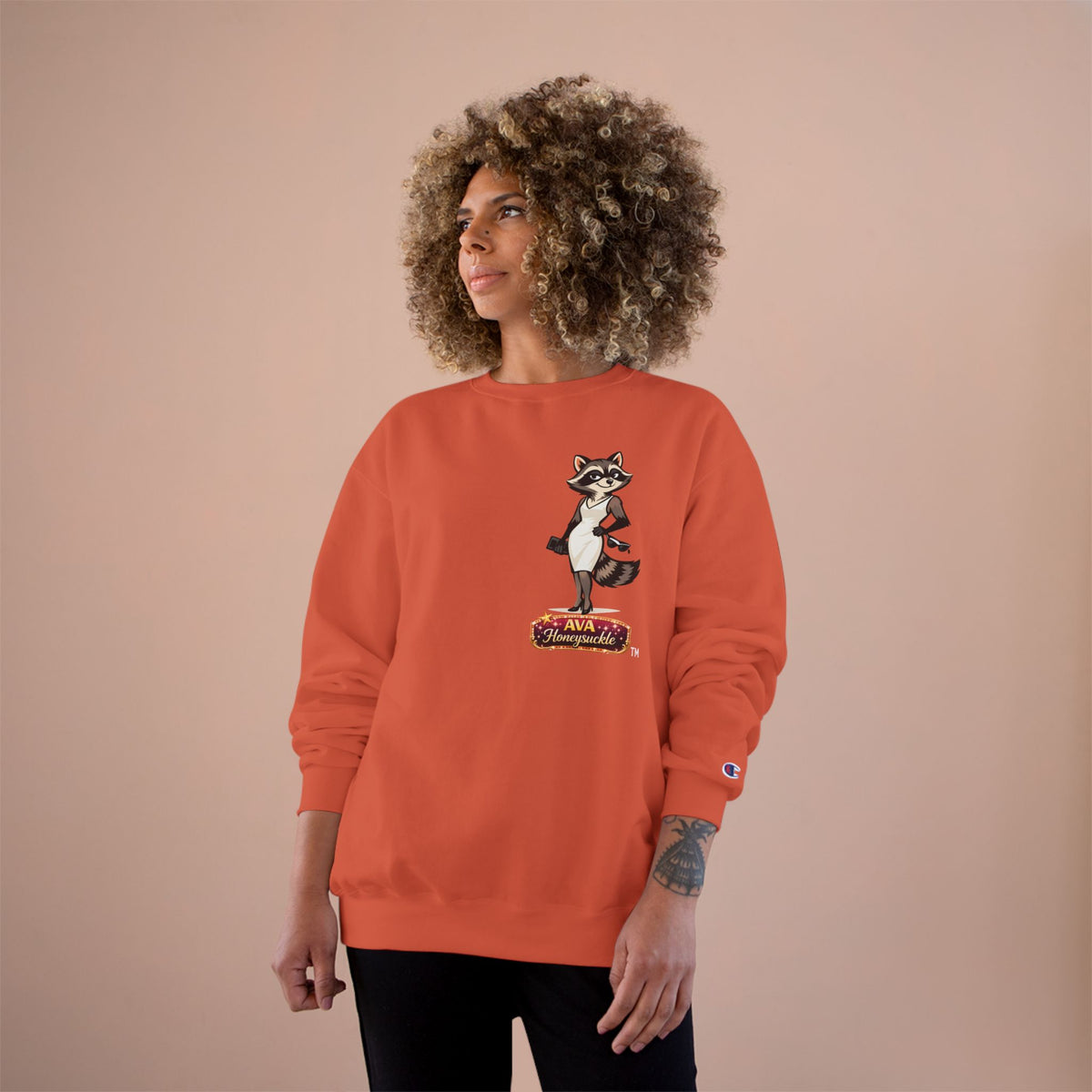 AVA HONEYSUCKLE™ Collection – Champion Crewneck Sweatshirt