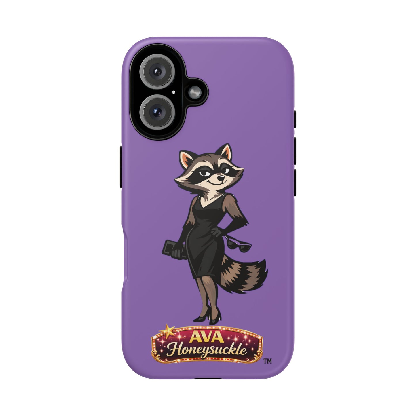 "Ava Honeysuckle" - Phone Case – Purple Cute Character Protective Cover