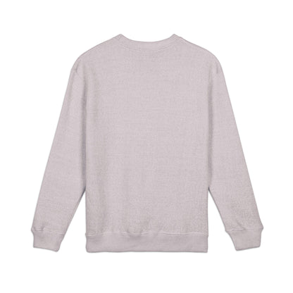Embroidered Raccoon Chest Crewneck Sweatshirt — Nantucket-Inspired Casual Pullover