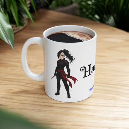 'Harper'  -Ceramic Coffee Cup (11oz, 15oz)