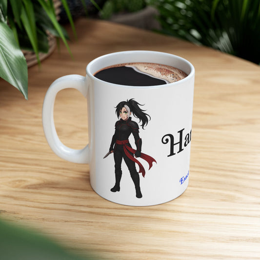 'Harper'  -Ceramic Coffee Cup (11oz, 15oz)