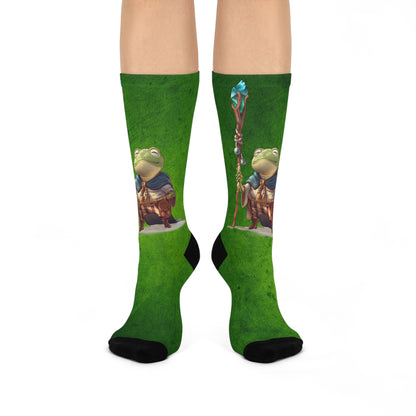 Sticky the Frog Fantasy Crew Socks – Tales of Valla Collection