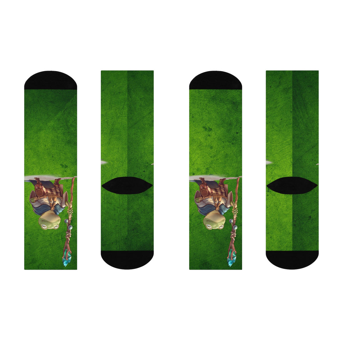 Sticky the Frog Fantasy Crew Socks – Tales of Valla Collection
