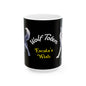 Wolf Totem Ceramic Mug — "Escala's Wish" Coffee Cup (11oz & 15oz)