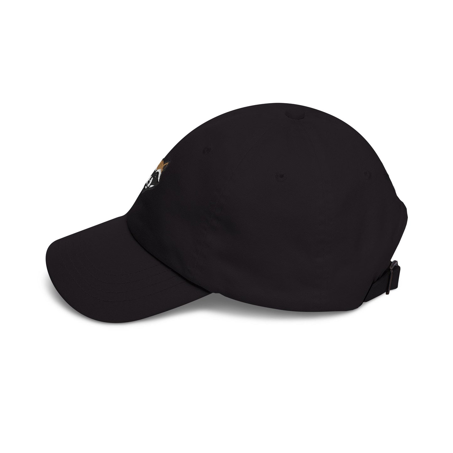Dad Cap — Embroidered Raccoon Logo Dad Hat (Back Text: TrashPanda Est. 2025)