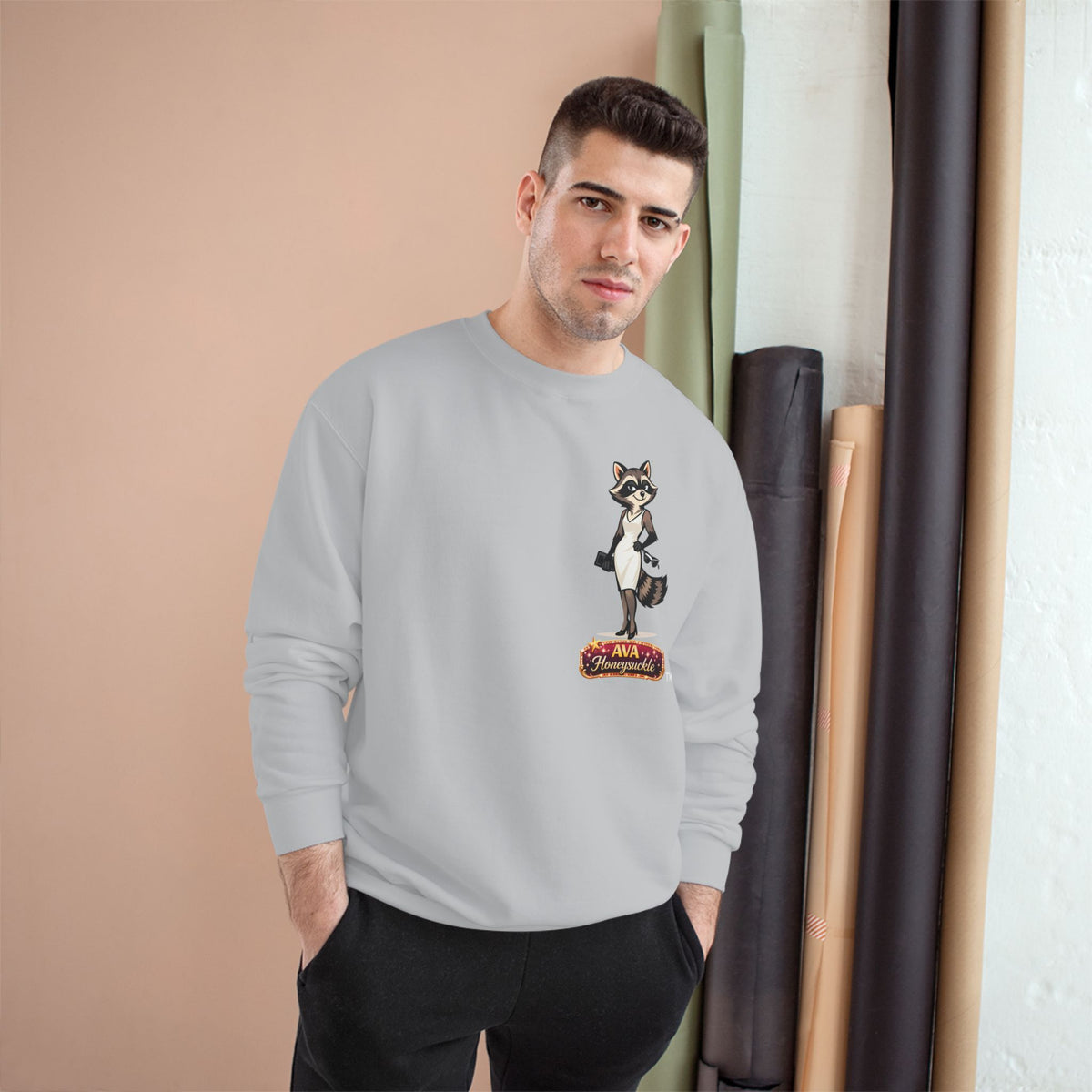 AVA HONEYSUCKLE™ Collection – Champion Crewneck Sweatshirt