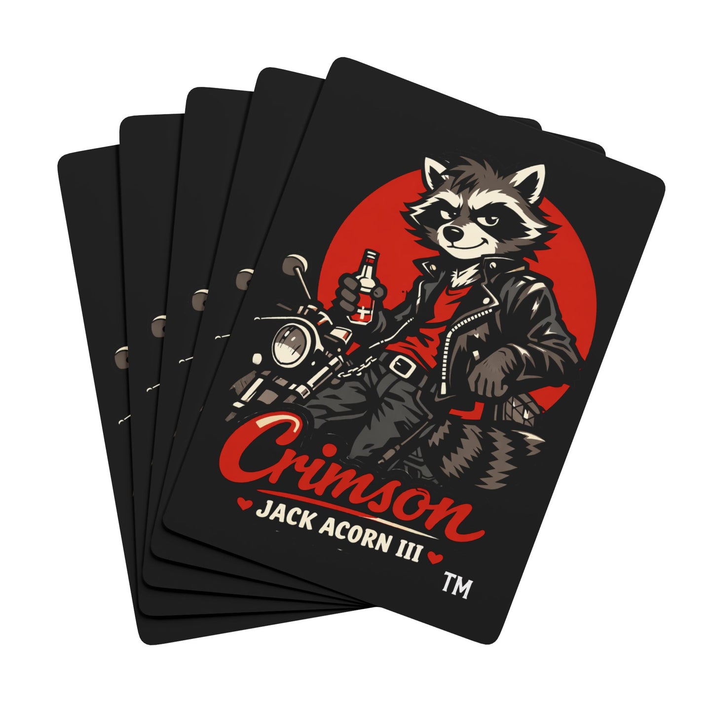 "Crimson Jack Acorn III(TM)" - Poker Playing Cards