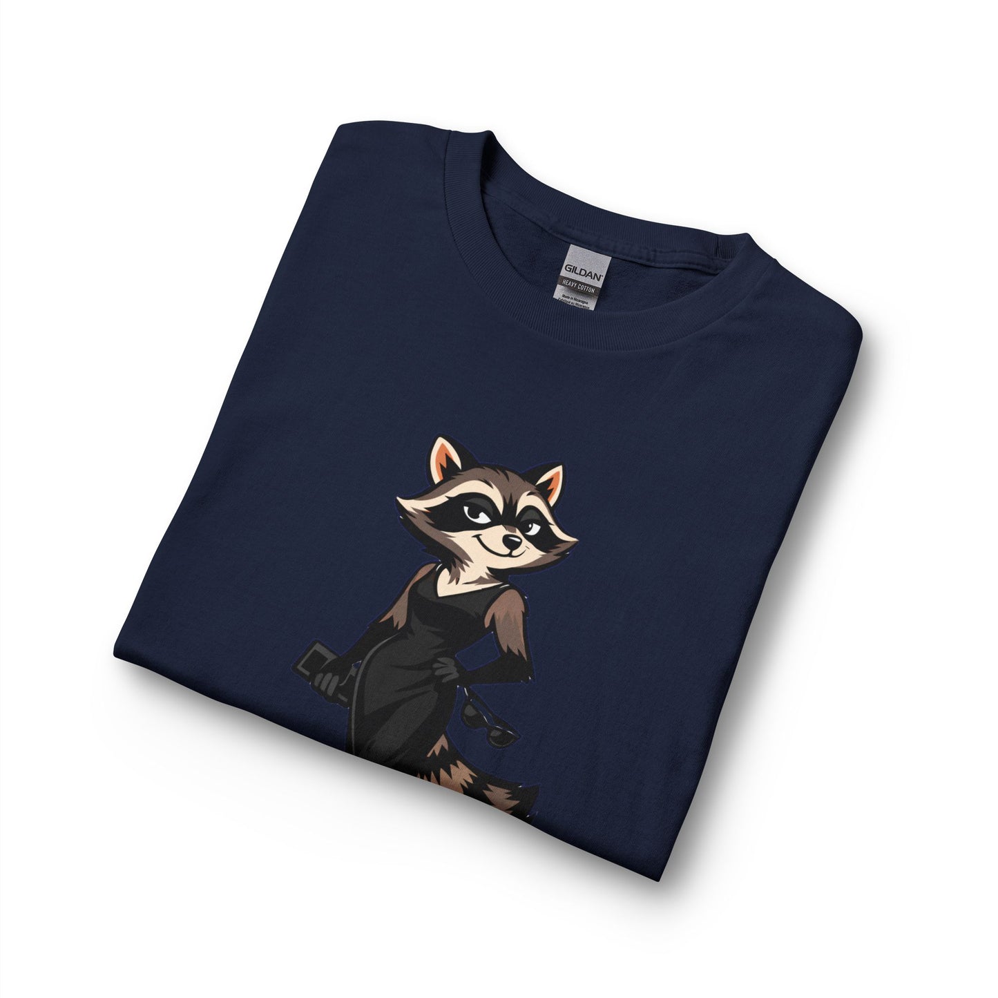 Ava Honeysuckle Raccoon Graphic Long Sleeve Tee