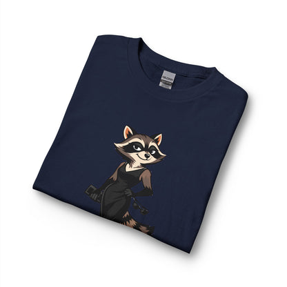 Ava Honeysuckle Raccoon Graphic Long Sleeve Tee