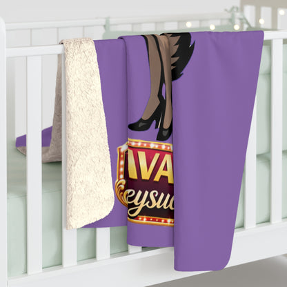 "Ava Honeysucke" - Cozy Sherpa Fleece Blanket