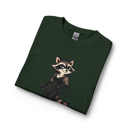 Ava Honeysuckle Raccoon Graphic Long Sleeve Tee