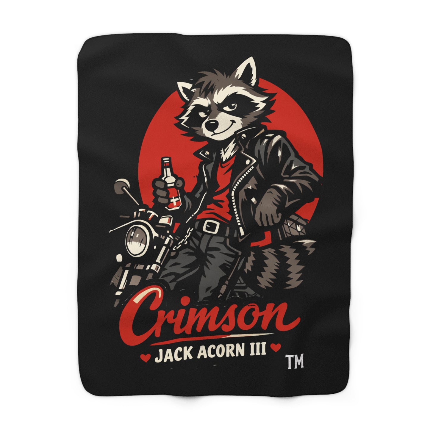 "Crimson Jack Acorn III(TM)" - Sherpa Blanket