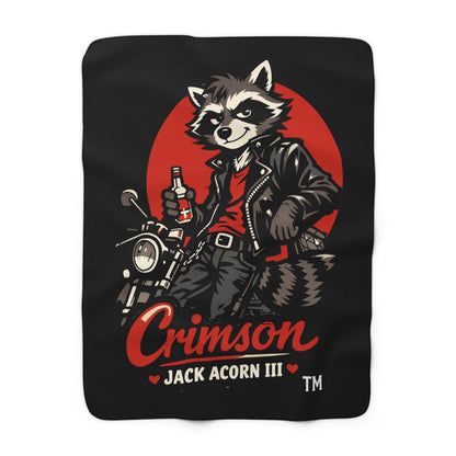 "Crimson Jack Acorn III(TM)" - Sherpa Blanket