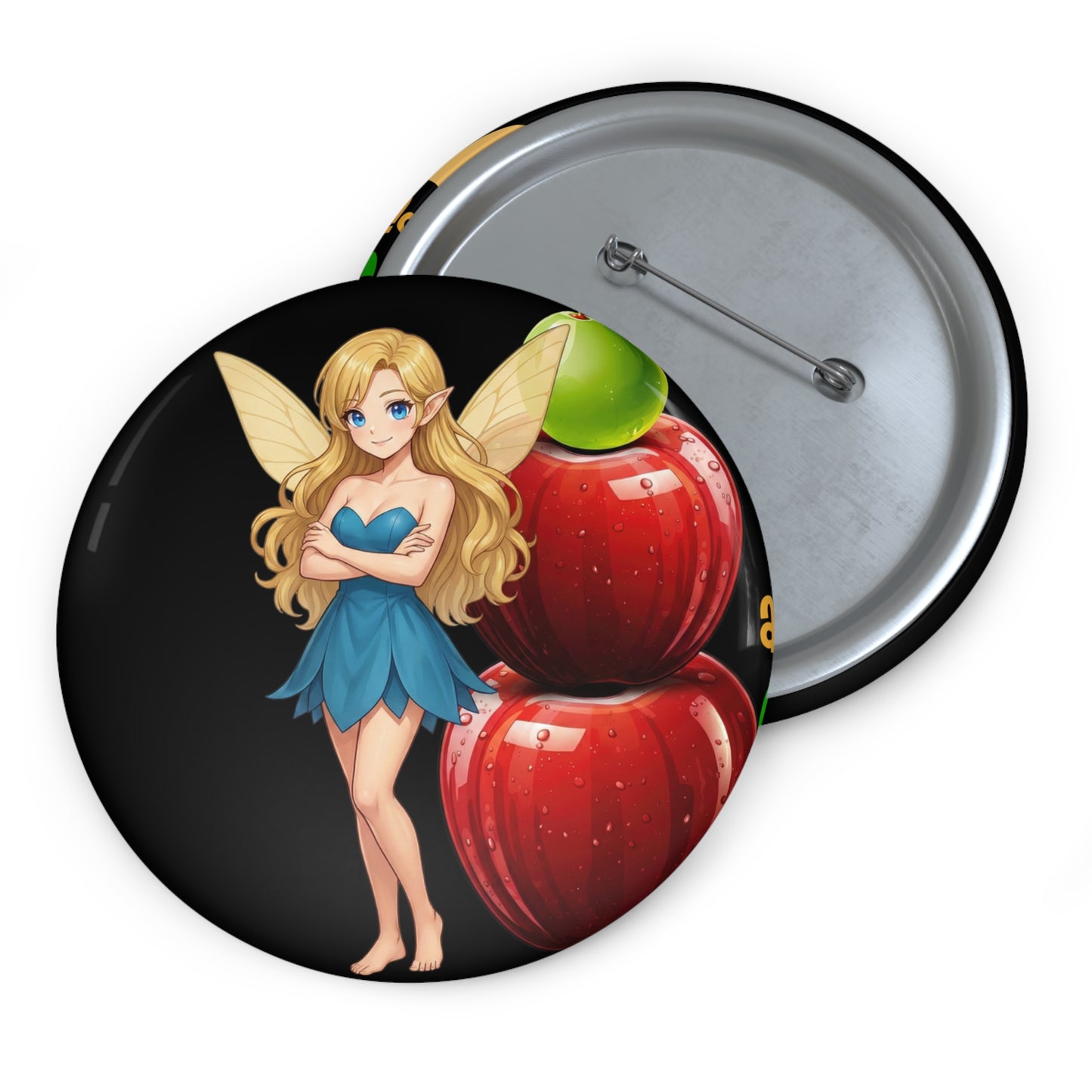 Escala Winter- Two Apples and a Green Grape Tall Pin