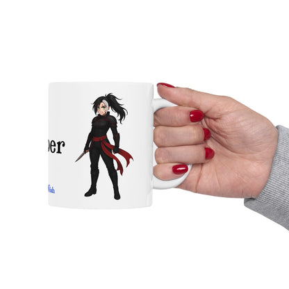 'Harper'  -Ceramic Coffee Cup (11oz, 15oz)