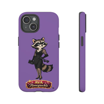 "Ava Honeysuckle" - Phone Case – Purple Cute Character Protective Cover