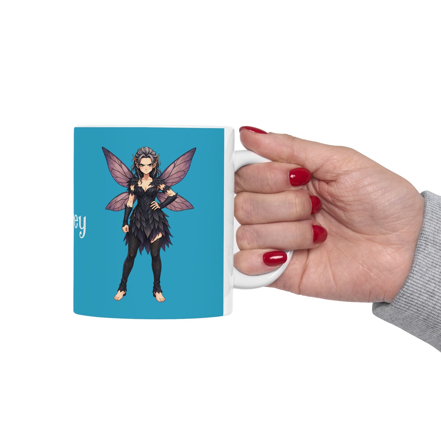 "Audrey" — Ceramic Coffee Cup (11oz & 15oz)