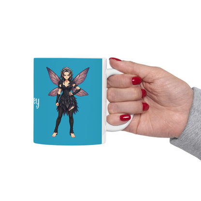 "Audrey" — Ceramic Coffee Cup (11oz & 15oz)