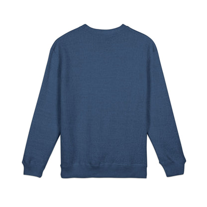 Embroidered Raccoon Chest Crewneck Sweatshirt — Nantucket-Inspired Casual Pullover
