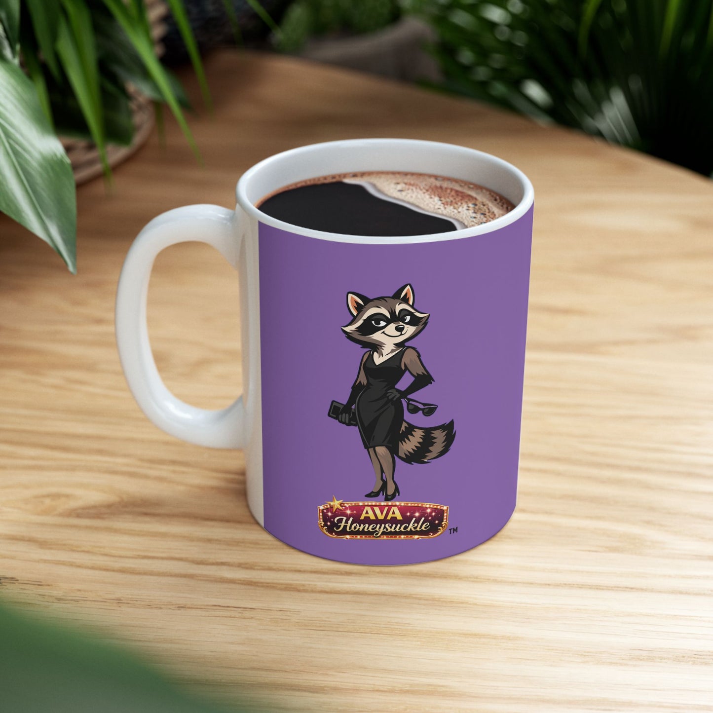 "Ava Honeysuckle" Ceramic Mug (11oz, 15oz)