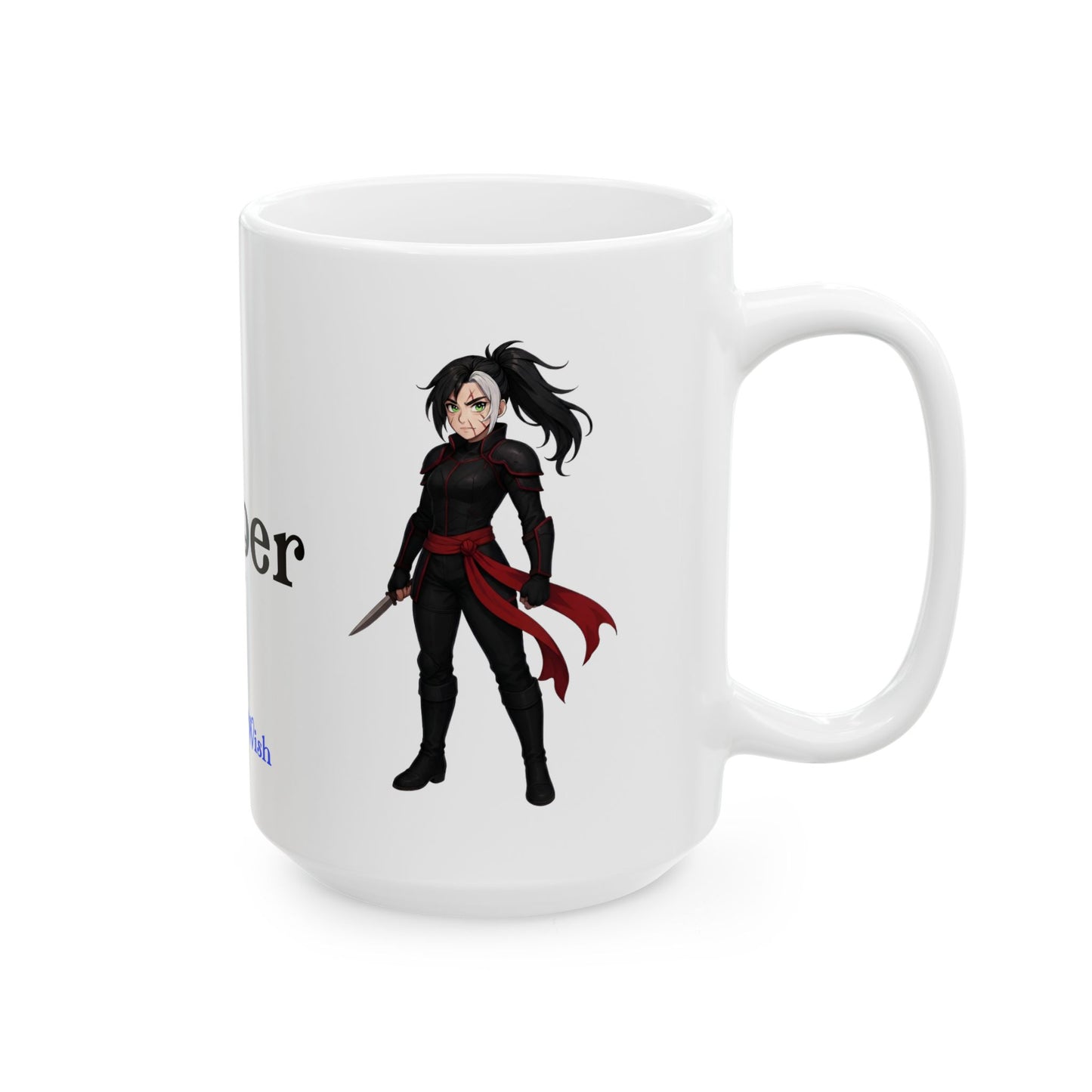 'Harper'  -Ceramic Coffee Cup (11oz, 15oz)