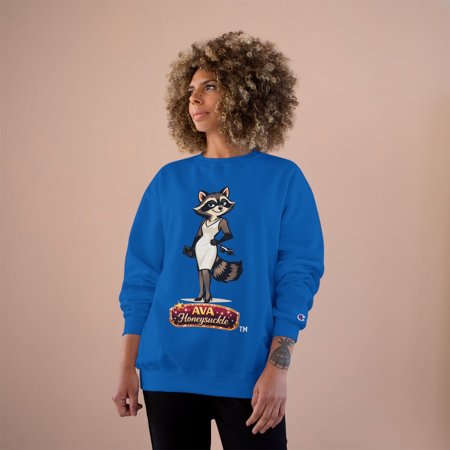 Ava Honeysuckle—Champion crewneck sweatshirt