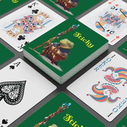 "Sticky" - Poker Playing Cards