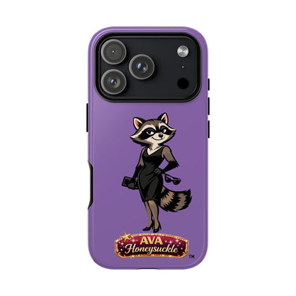 "Ava Honeysuckle" - Phone Case – Purple Cute Character Protective Cover