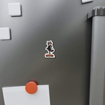 AVA HONEYSUCKLE™ Collection – Raccoon Die-Cut Refrigerator Magnet