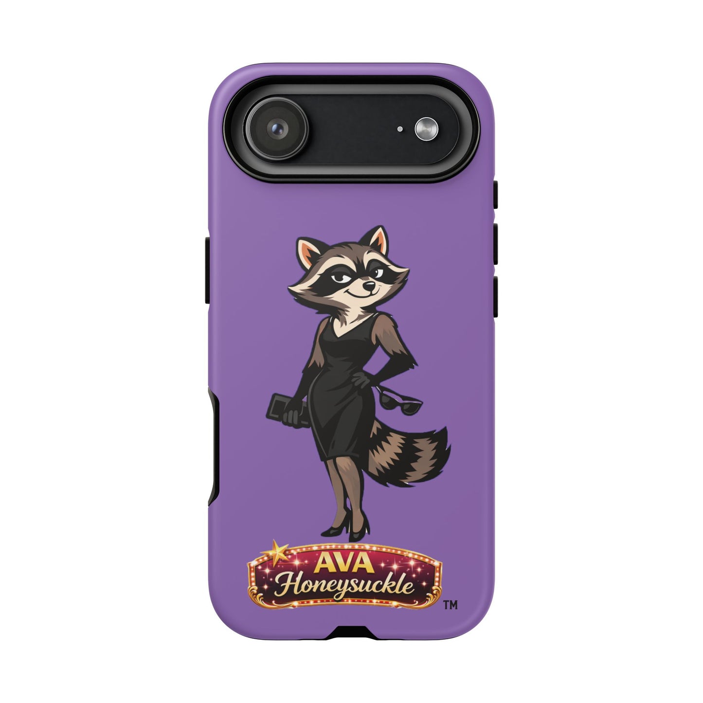 "Ava Honeysuckle" - Phone Case – Purple Cute Character Protective Cover