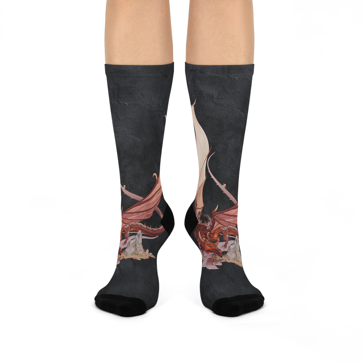 Copy of Harper Darrow Red Fantasy Crew Socks – Tales of Valla Collection