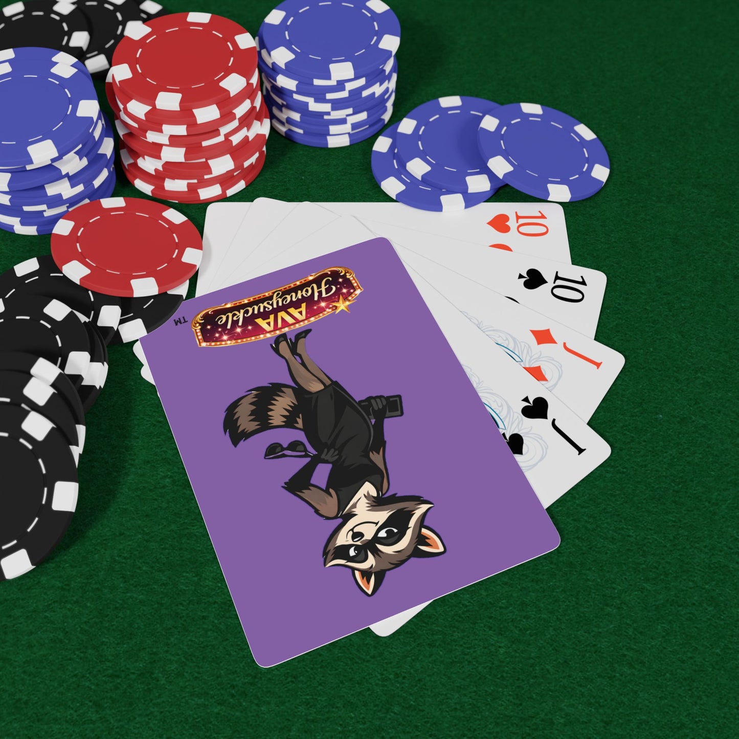 "Ava Honeysuckle" -  Poker Playing Cards