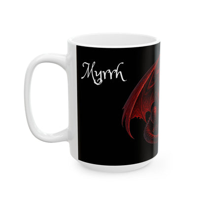Myrrh - Red Dragon Ceramic Mug — Coffee Cup (11oz/15oz)