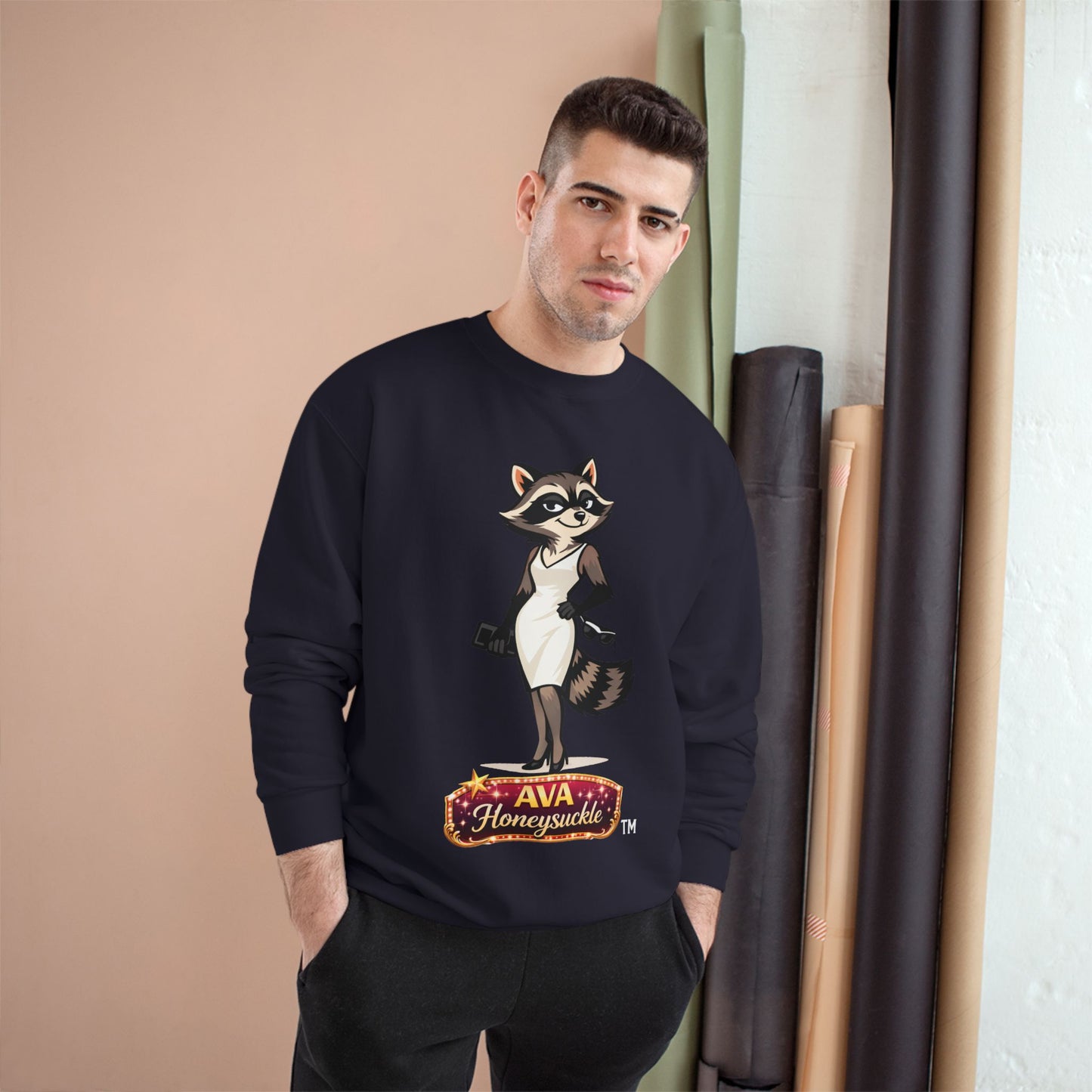 Ava Honeysuckle—Champion crewneck sweatshirt