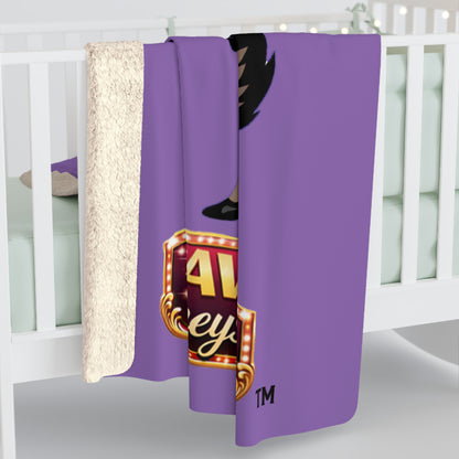 "Ava Honeysucke" - Cozy Sherpa Fleece Blanket