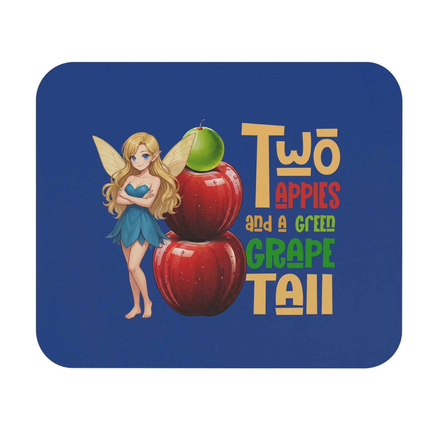 "Two Apples and a Green Grape" - Mouse Pad