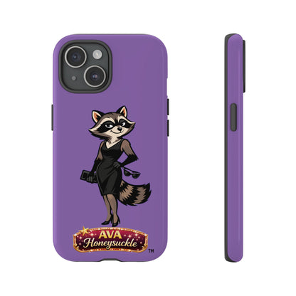 "Ava Honeysuckle" - Phone Case – Purple Cute Character Protective Cover