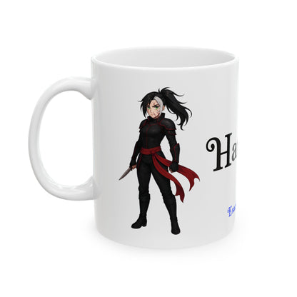 'Harper'  -Ceramic Coffee Cup (11oz, 15oz)