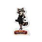 "Ava Honeysuckle" -  Raccoon Die-Cut Refrigerator Magnet