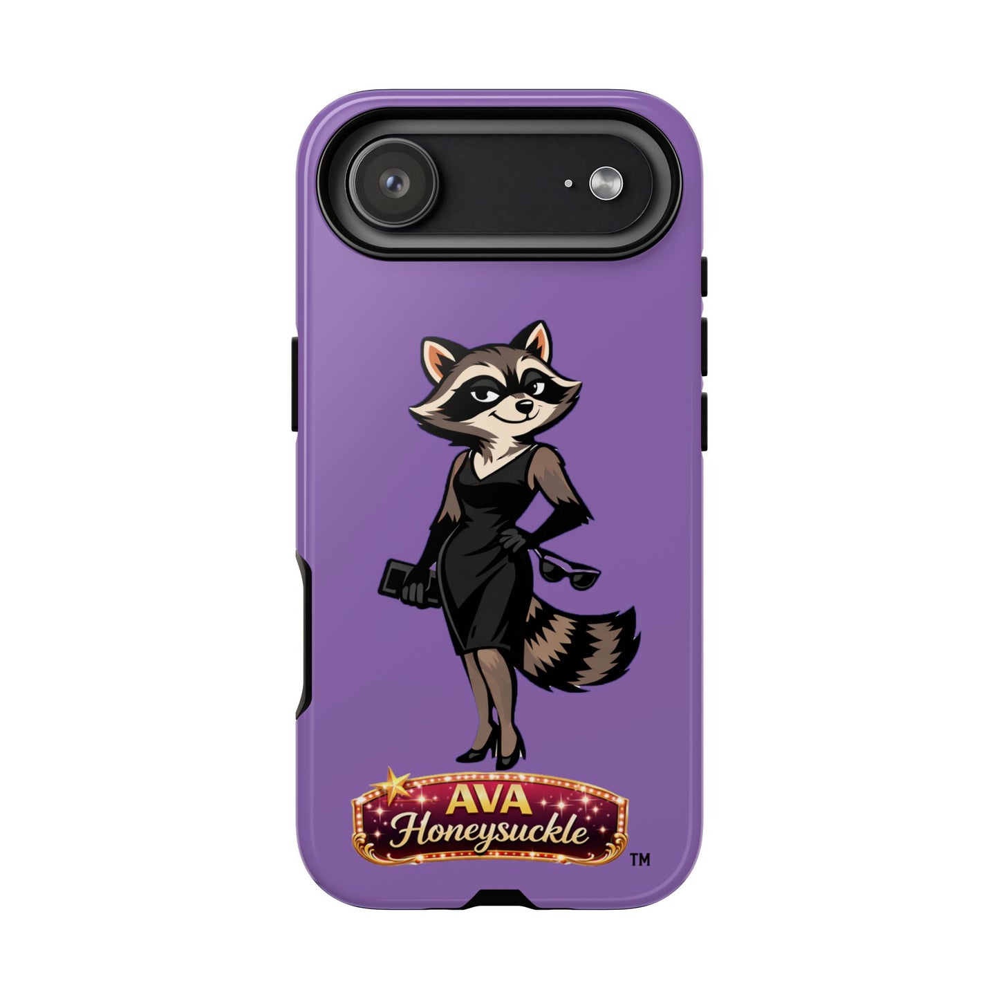 "Ava Honeysuckle" - Phone Case – Purple Cute Character Protective Cover
