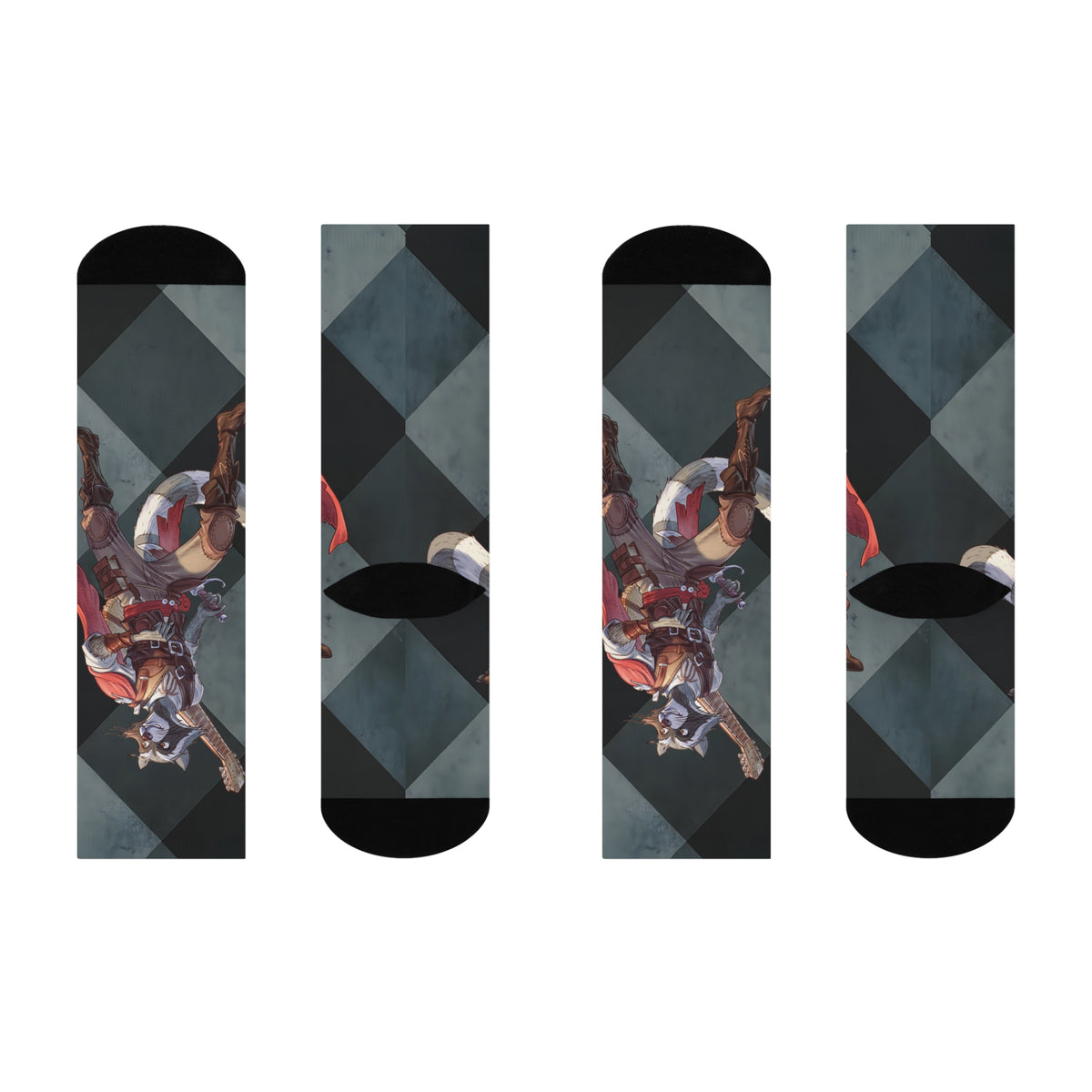 Crimson Jack Acorn III™ Fantasy Crew Socks – Tales of Valla Collection