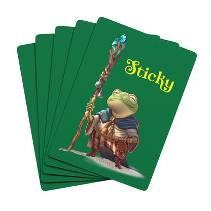 "Sticky" - Poker Playing Cards