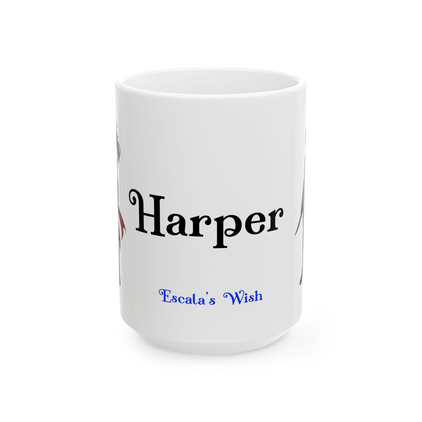 'Harper'  - Ceramic Coffee Cup (15oz)