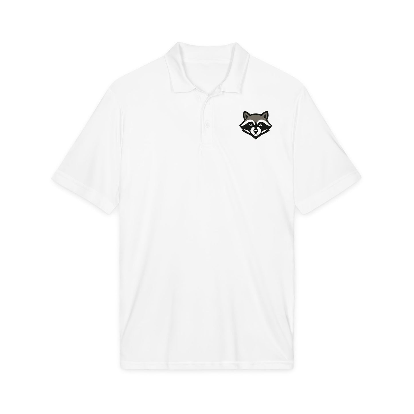 Raccoon Logo Polo Shirt — Classic Embroidered Casual Workwear